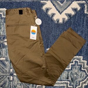 Vuori Men's Collins Chino Tan Pants Size 34x30